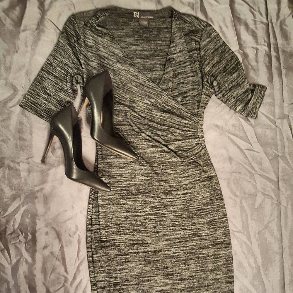 Short sleeved midi dress